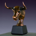 Bull Head, 6"Wx9.5"H